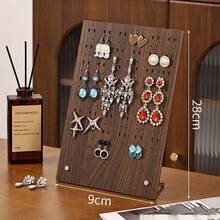 1pc Vintage Multi-Layer Jewelry Storage Rack, Easy Quick Assembly Vertical Jewelry Tower, Dual-Layer Design For Categorized Storage Of Earrings, Bracelets, Necklaces, Supports Wall-Mounting And Desktop Display, Jewelry Display Stand, Market Stall Jewelry Photography Prop, Exquisite Daily Gift, Necklace Pendant Dedicated Storage Display Rack - Storage Rack - View 11
