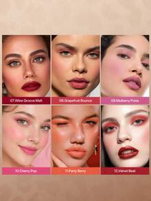 Pudaier Cream Contour & Blush 2-In-1 Multi-Function Stick, Layerable Face Makeup, Smooth Texture Easy To Blend, Suitable For Natural Sculpting, Wedding, Halloween And Gift Choice - 02 - View 6
