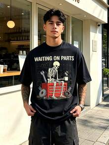 Camisetas de hombre - Negro - Ver 4
