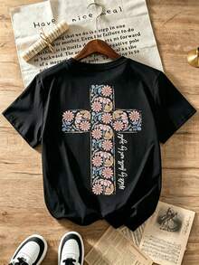 Women T-Shirts - Black - View 1