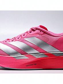 Adidas 女款 Adizero Evo SL W 低筒跑步鞋 LA5894 - 西瓜粉 - 查看 4