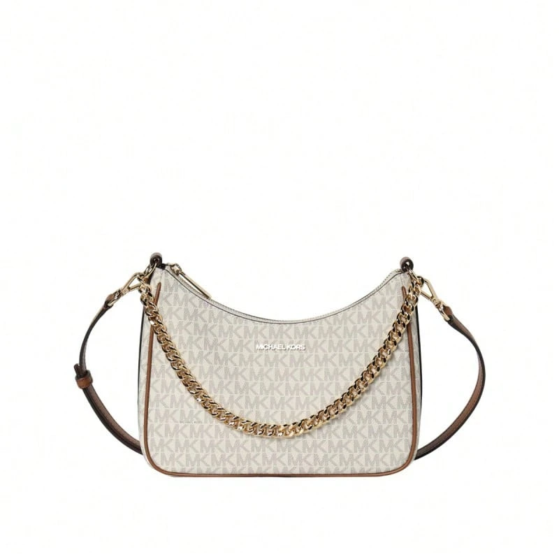 Michael Kors Jet Set Travel 印花女款單肩斜挎包 35R6GTVC2B 香草色 - 香草色35R6GTVC2B VANILLA - 查看 1