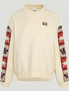 Adidas Originals Women's CRFT CREW W Knit Sweatshirt No Hood IA8930 - White - View 7