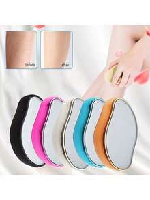 Unisex Crystal Painless Hair Removal Device, Easily Remove Hair From Back, Arms And Legs! No Physical Hair Removal Required, Product Is Reusable And Easy To Clean, Convenient To Carry. A Must-Have Essential For Summer And Winter Travel, Also Very Easy To Clean. - Multicolor - View 5