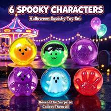 Mainan Remas Halloween Terlaris, Bola Squishy Lembut yang Menyenangkan untuk Meredakan Stres, Tekstur Maltosa dengan Daya Pantul Lambat, Mainan Dekompresi Kreatif, Cocok untuk Anak-Anak dan Remaja - MultiWarna - View 6