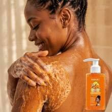 Turmeric & Vitamin C Infused Scrub Shower Gel, Natural Granular Body Wash For Daily Body Cleansing, 120ml - Citrus - View 2