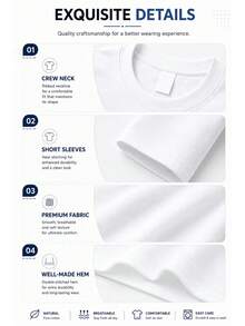 Graham No.44 T-Shirt, White Cotton Romantic Meme Design With "But Daddy I Love Him" Quote, Viral Sports Trendd Streetwear Collectible - White - View 4