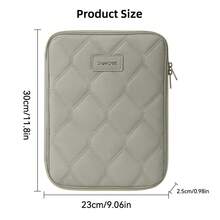 DANYCASE 11-13 吋平板電腦保護內襯攜行包，相容 iPad 第 10 代、第 11 代、10.9 Pro、11、12.9、第 7 代、第 8 代、第 9 代、10.2 - 灰色 - 查看 9