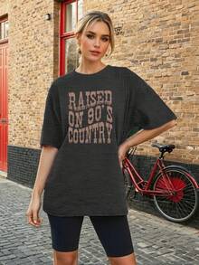Women T-Shirts - 深灰色 - 查看 4