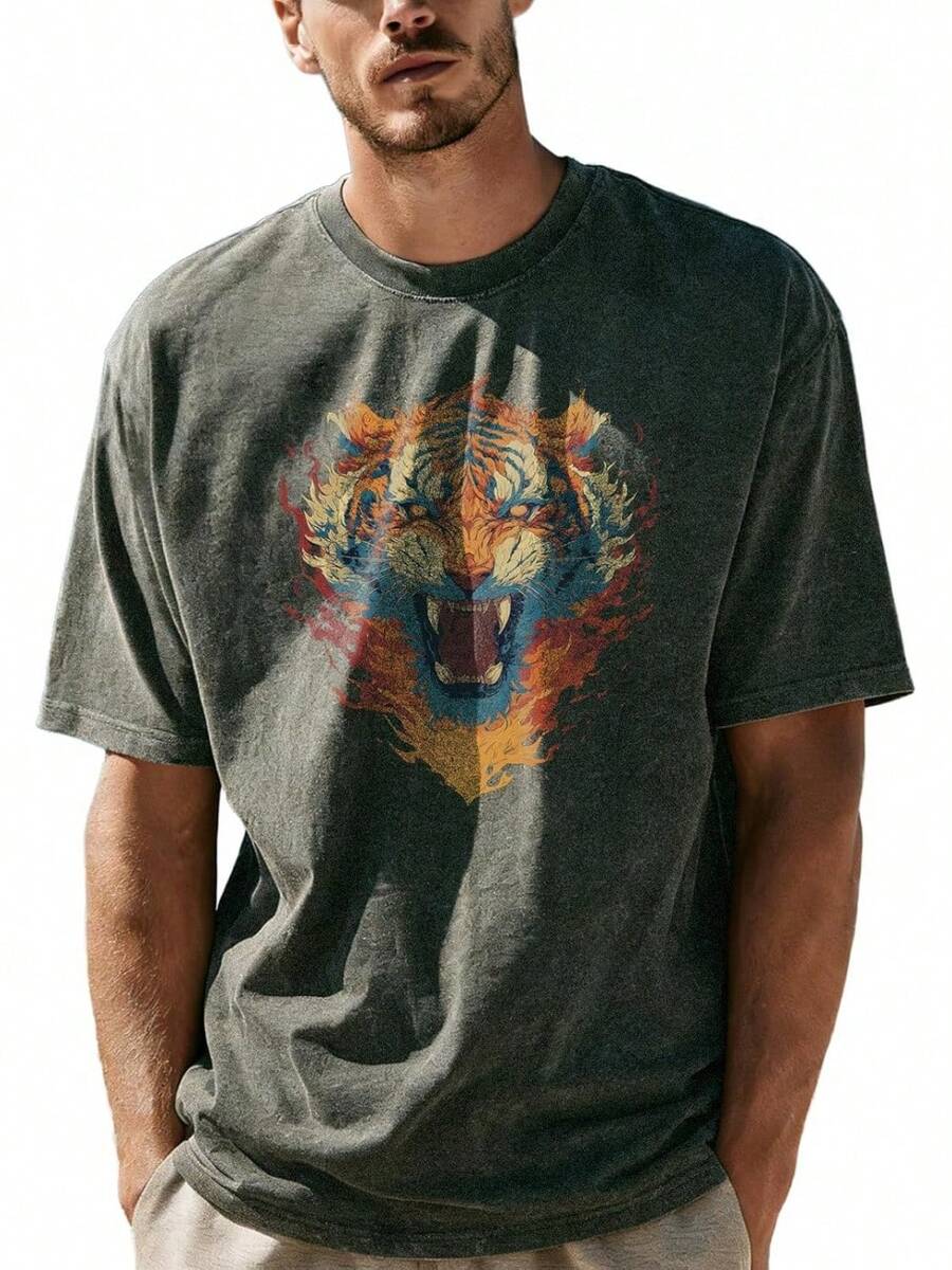 Women T-Shirts - 綠色-bravo - 查看 1
