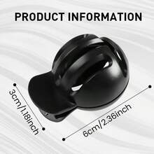 Penanda Liner Bola Golf FINGER TEN 1 Buah, Alat Penyelarasan Bola Mudah untuk Akurasi Pukulan, Alat Bantu Latihan Golf Praktis yang Ideal untuk Pegolf - Hitam - View 2