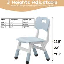 Kselythan Kids Desk Chairs - Dark Grey - View 3