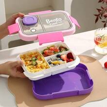 1pc Multifunctional Lunch Box, Office Lunch Box, Food Insulated Box, Fruit & Vegetable Fresh-Keeping Box, Student Lunch Box, Washable & Microwave , Kitchen Supplies, Back To School/Camping/Holiday Gift/Travel/Work Essential - Multicolor - View 3