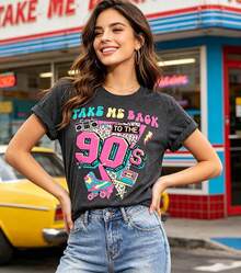 Women T-Shirts - 灰2 - 查看 2