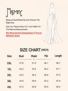 大尺碼亮片蕾絲心形領荷葉袖晚宴禮服，正式婚禮賓客禮服，返校舞會禮服，適合生日、畢業典禮、晚餐 - 白色 - 查看 8