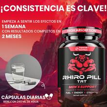 MEGNETA Cápsulas para Hombres - con Tongkat Ali, Ginseng Panax y Tribulus Terrestris, 60 cápsulas - Una botella-prueba exclusiva - Ver 3