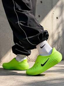 Nike ReactX Rejuven8 Green Strike Stylish And Versatile Slip-On Clogs, Unisex, Green HV5060-300 - Green - View 2