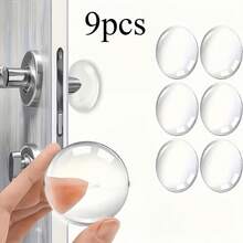 9 buah Penahan Pintu Transparan Perekat Diri Peredam Guncangan Pelindung Dinding | Desain Peredam Suara, Cocok Untuk Rumah Dan Kantor, Pemasangan Mudah, Tanpa Pengeboran, 9 buah Penahan Pintu Peredam Guncangan. - 9 item - View 2