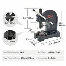 Jewelry Metal Stamping Tools - 0.5 T - View 11