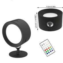 1件 LED 雙面發光磁吸壁燈,多功能 360° 旋轉,適用於客廳、臥室、走廊、床頭及其他居家照明,走廊燈,臥室裝飾,現代時尚壁燈 - 1PC - 查看 7