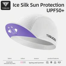 TOSUOD Women's Cycling Sun Protection Cap, Lightweight Breathable Helmet Liner Sunshade Headwear, High Elasticity Sweat-Absorbing Snug Fit Head Accessory, Spring/Summer Mountain Bike Road Bike Outdoor Commute Lightweight Cycling Sun Protection Accessory - Multicolor - View 11