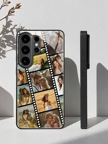 Funda de teléfono personalizada de verano 1 pieza con foto de Navidad personalizada para familia, amigos y mascotas, rompecabezas de 6 cuadrículas de alta definición, carcasa personalizada compatible con Samsung S26 Ultra/S26/S24 Ultra/A56/A55/S24 FE/S25/S25 Plus/S25 Ultra/A15/A17 Android, compatible con iPhone 17 Pro Max/16 Pro Max/15 Pro Max/14 Pro Max, apta para niños y niñas, antimanchas, de moda, linda - Negro - Ver 6