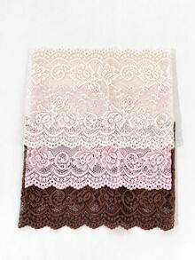 3pcs Women's Solid Color Embroidered Lace Elegant Fashion Breathable Comfortable Lightweight Decorative Headbands, Suitable For Daily Commute, Outfit Matching, Shopping, Travel, Photography, Exquisite Gift For Best Friends - 3-piece Set - Beige, Pink, Brown - View 6