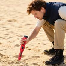 New Design Portable Metal Detector, 360° Omnidirectional Detection Rod, Equipped With LED Flashlight, Outdoor Metal Search Equipment - Multicolor - View 3