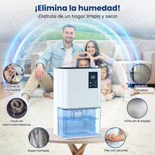 Deshumidificadores Domesticos Eléctrico 2l Yqalley Con Auto Descongelación,deshumidificación De 800 Ml/día,para Oficinas, Dormitorios, Baños, Armarios Y Otros Lugares - Blanco - Ver 10