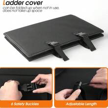1pc 3-Section Foldable Strap-Fixed Anti-Slip Solid Color Thickened Fabric Bunk Bed Ladder Safety Pad - Multicolor - View 12