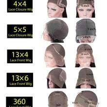 Dollface Short Bob Lace Front Wigs Made Of Human Hair, 13x4 Lace Design, With Smooth Styles And 200% Density For Women. HD 13x6 Transparent Lace Front Wig, Pre-Plucked With A Natural Hairline. 4x4 And 5x5 Straight Human Hair Wigs. - Natural Black - View 12
