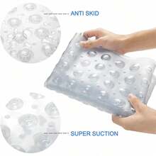 Non-Slip Bathtub Mat With Suction Cups, TPE Bathroom Shower Mat, Machine Washable Bath Mat With Drainage Holes, Suitable For Children And Elderly, Quick Dry, Multiple Colors - 27.56 * 13.78 Inches - View 5