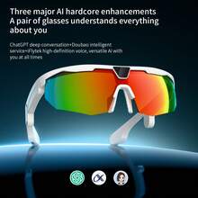 LOKMAT W640 Smart Glasses With Built-In ChatGPT, 8MP Camera, Supports 26 Language AI Translation, Assistant And Voice Control, WiFi 4.0, Bluetooth 5.4, Smart Glasses - View 5