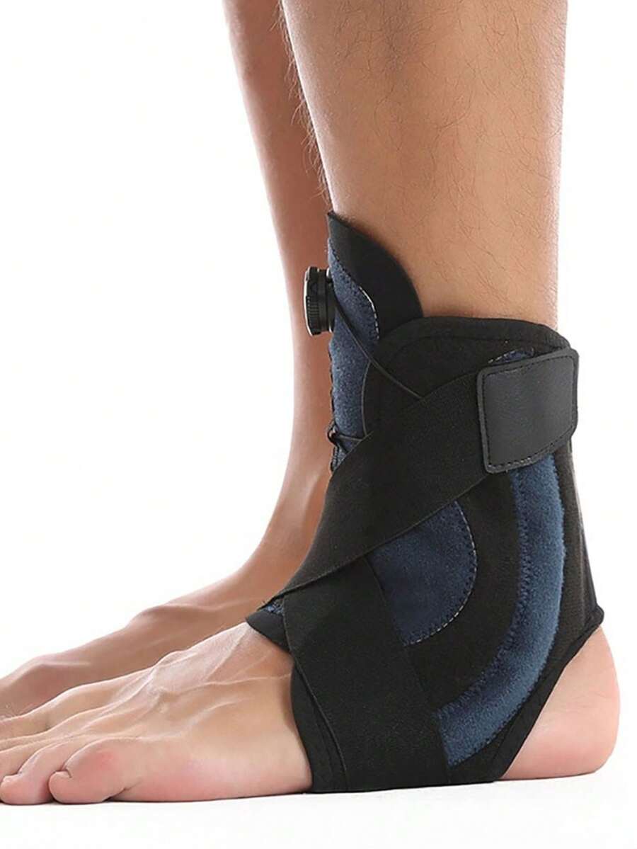 1pc Open-Style Sports Fitness Basketball Yoga Elastic Adjustable Ankle Sleeve - Multicolor - View 1