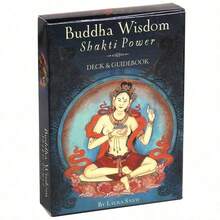 1pc Mysterious Tarot Cards Fortune Telling Game Cards Party Gathering Game Buddha Wisdom Shakti Power Oracle - Dark Green - View 3