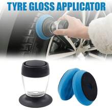 Tire Gloss Applicator Set, Includes 2 Sponge Pads, Reusable Car And Truck Tire Care Applicator, Suitable For Glass, Plastic And Tire Automotive Detailing Repair Tools, Professional Automotive Detailing Set, Used For Paint Enhancement And Tire Gloss - A - View 10