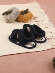 1 Pair Unisex Mesh Design Breathable Flat Cute Sandals, Versatile For Summer - Royal Blue - View 4