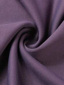Fall Party Outfits Casual Bottom For Women Night Street Wear Pants For Going Out And Back To School Clothes - Purple - View 8