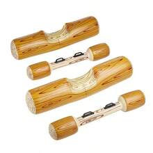 4pcs Wood Grain Inflatable Battle Game Sticks, Adult Water Combat Floating Raft, Pool Interactive Hitting Toy, Water Floating Seat Ring, Inflatable Water Play Toy - Ginger - View 6