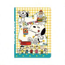 1pc Cute Snoopy Colorful Page A5 Leather Notebook, Highly Attractive Cartoon Ledger For Students, New Year Gift, Valentine's Day Gift, Easter Gift [Random Style] - Multicolor - View 5