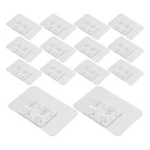 Transparent Drill-Free Kitchen Hardware Hooks, Self-Adhesive Invisible Wall Clips For Kitchen Appliance Cords And Small Tools Storage - View 1