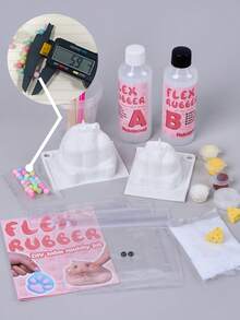 مجموعة DIY يدوية، مجموعة Taba يدوية، مواد قالب صنع المجوهرات DIY، تشمل 200 مل من راتنج السيليكون بنسبة 1:1، أصباغ ملونة ومجموعة أدوات كاملة، يمكن صنع 3 حرف يدوية على شكل هامستر، مناسبة للأعمار 14 سنة فأكثر - تعيين - مشاهدة 4