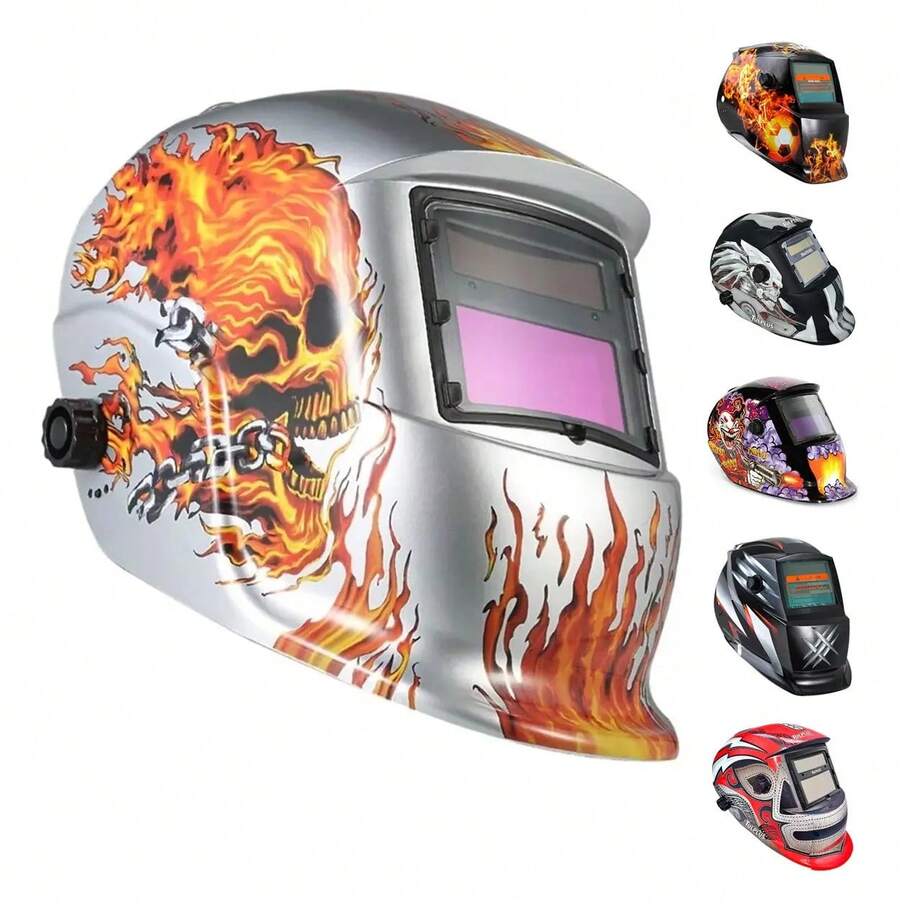 Protective Equipment - Silver Flames - View 1