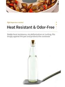 2pcs Premium Silicone Spatula Set, Durable Solid And Perforated Design, Heat-Resistant Flexible Non-Scratch, With Polished Stainless Steel Hook Handle, Easy To Clean Multi-Functional Kitchen Utensils - Khaki - View 7