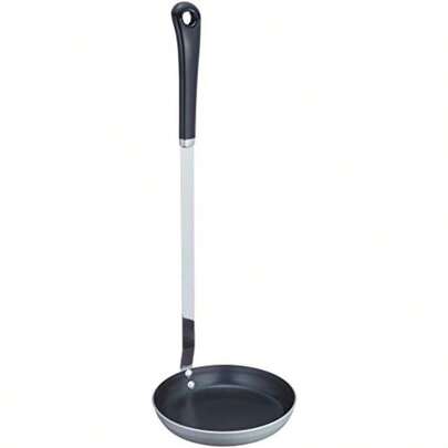 qw-Endo Shoji Commercial Oyster Fried Ladle Fluorine Processed Made in Japan BKK05