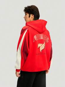 Adidas Men's BB LNY Knit Sweatshirt KT0620 - Red - View 3