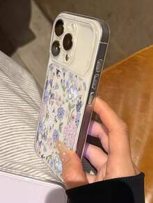 Spring/Summer Pastoral Floral Swallow Butterfly Transparent Phone Case, Air Cushion Anti-Drop Shockproof Case, Raised Camera Lens Protection, Compatible With Apple 17Pro Max/17Pro/17/16Plus/16Pro Max/15/15Pro/15Pro Max/14/14Plus/15Plus/13/13Pro/13Pro Max/12/12Pro Max/Air/11/11Pro Max Soft Shell - Clear - View 3