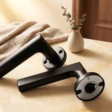 Interior Door Handle | Lockless | Keyless - Black - View 1