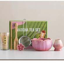 1/7pcs Matcha Whisk Set - Matcha Set Includes Matcha Whisk, Matcha Bowl, Sifter, Base And Spoon - Complete Tool Set For Making Matcha Latte, Ideal Gift For Matcha Lovers, 4 Colors Available, Japanese Tea Set - Multicolor - View 17