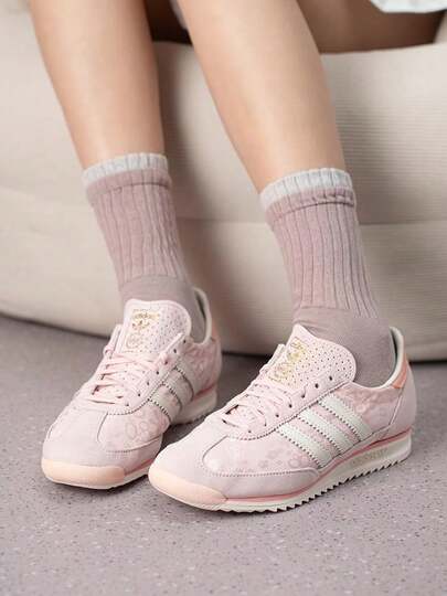 Adidas Women's Sports Casual Shoes SL 72 OG W2026 Autumn Pink Training Shoes Sneakers Low-Top Lightweight IH1871